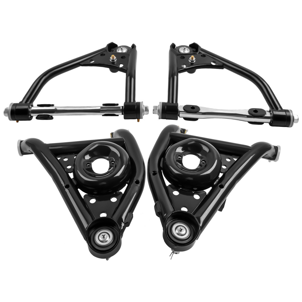 4x Front Heavy Duty UpperLower Control Arms compatible for Camaro Firebird 1967-1969